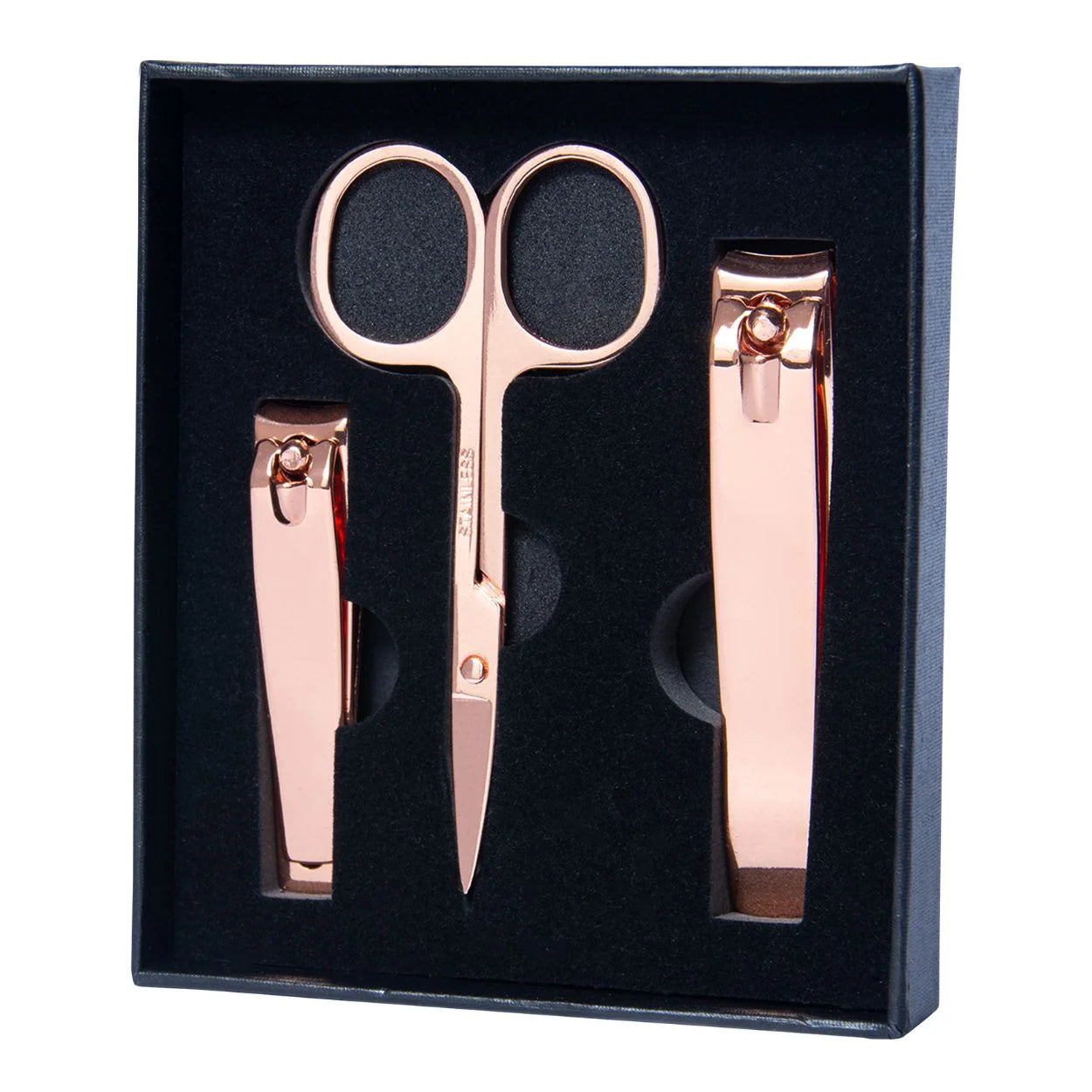 Set Manicure Corta Uñas / Tijera Cobre