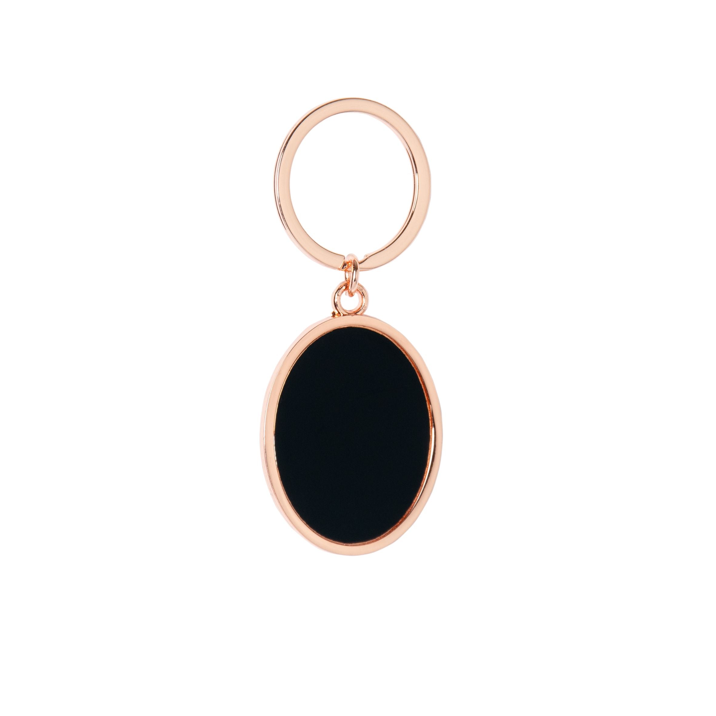 Llavero Ovalado Cobre + Grabado Personalizado