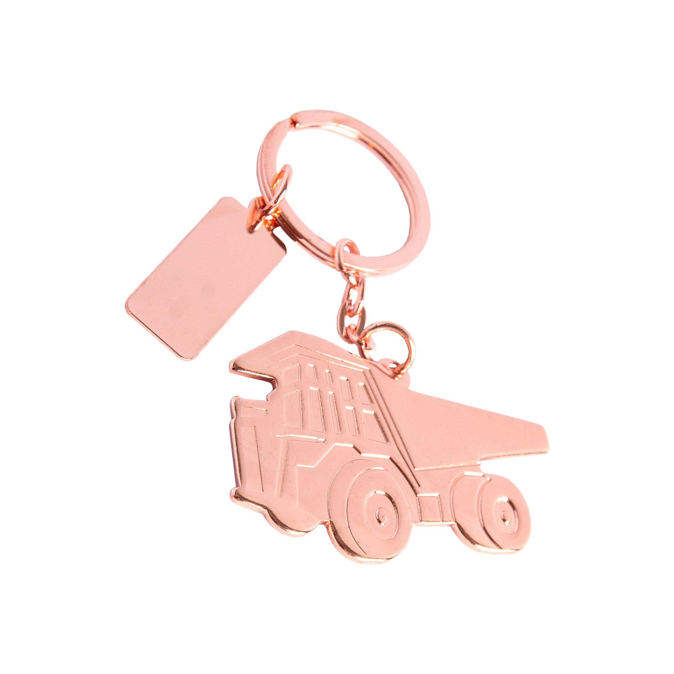 Llavero Camión Cobrizado + Grabado Personalizado