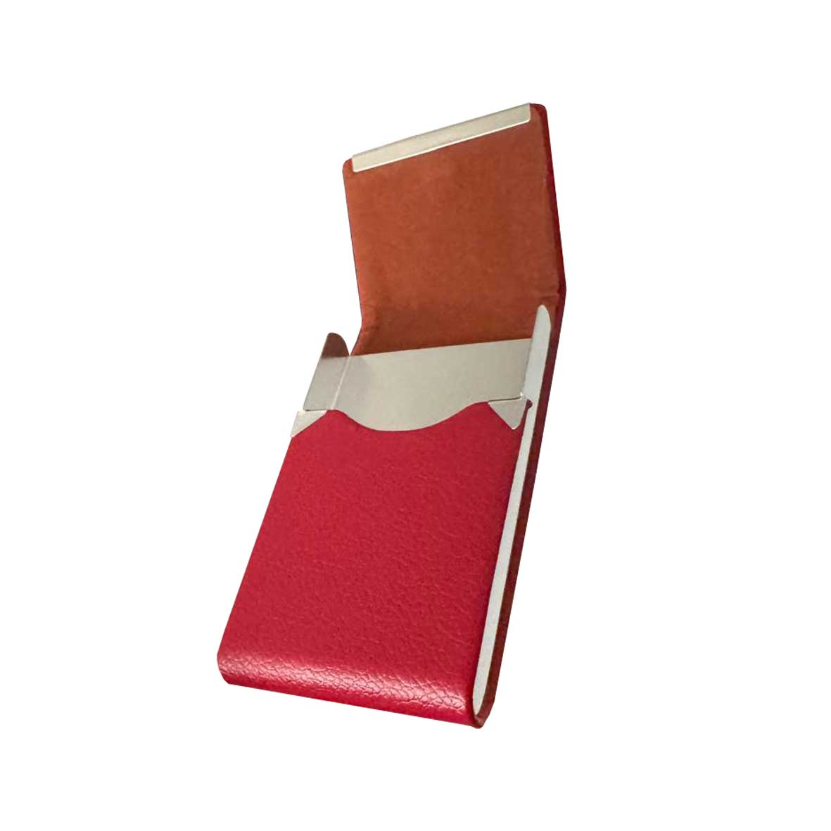 Cigarrera Eco Cuero Rojo + Grabado Personalizado