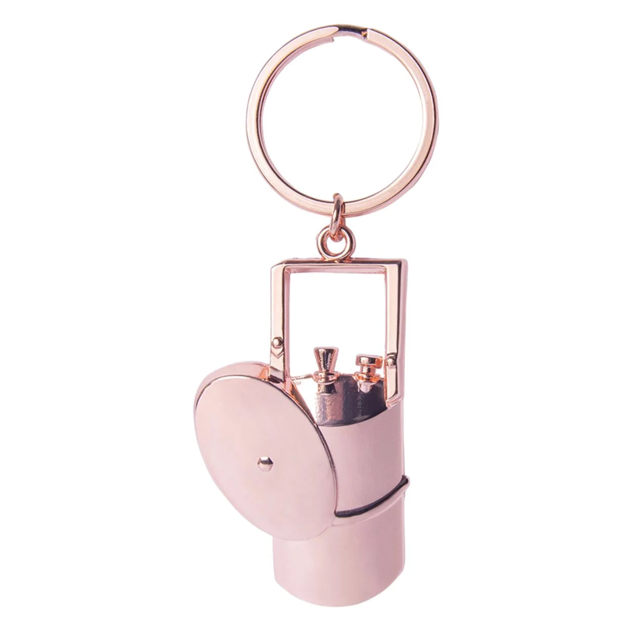 Llavero Lampara Minera Cobre + Grabado Personalizado
