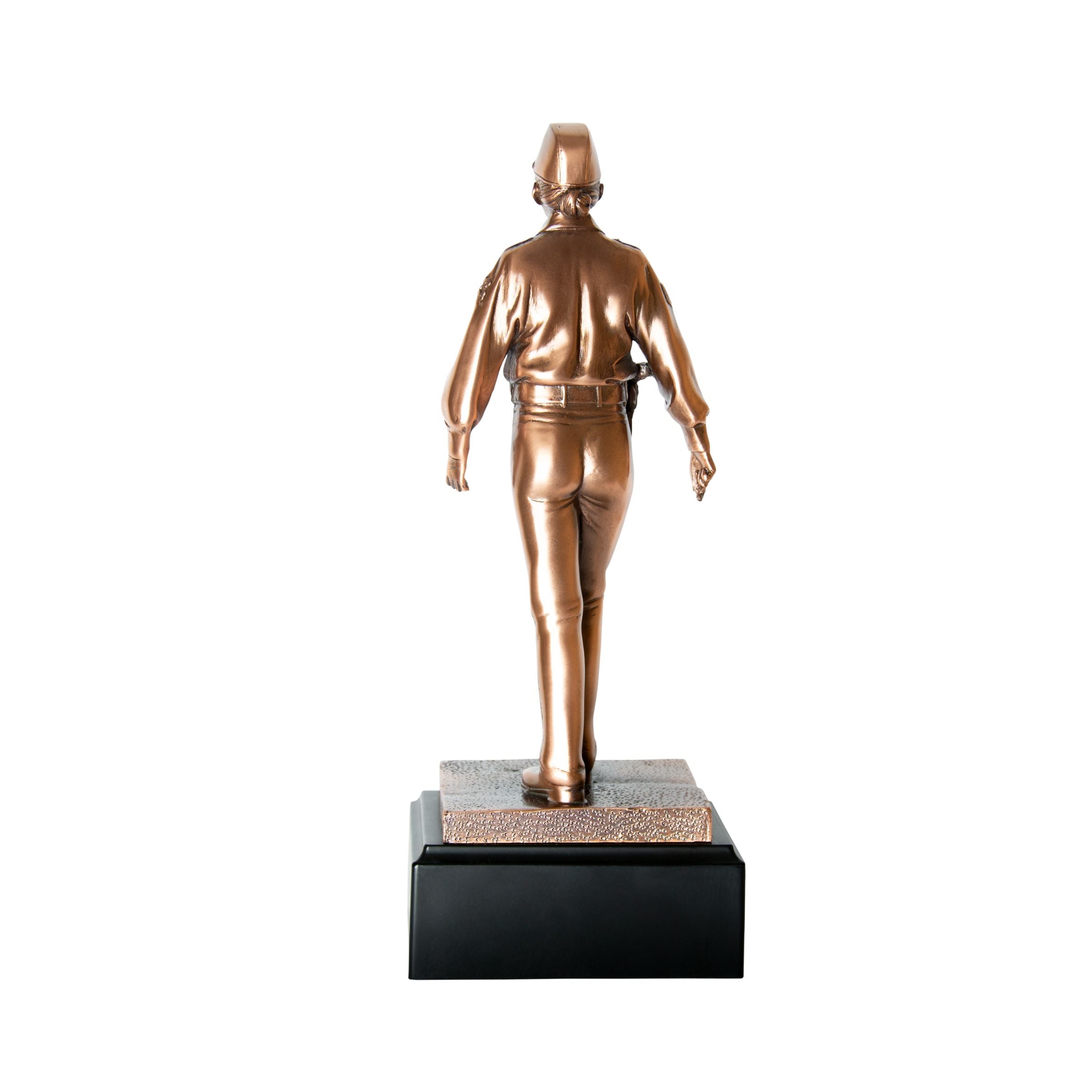 Figura Premiación Carabinera + Grabado Personalizado