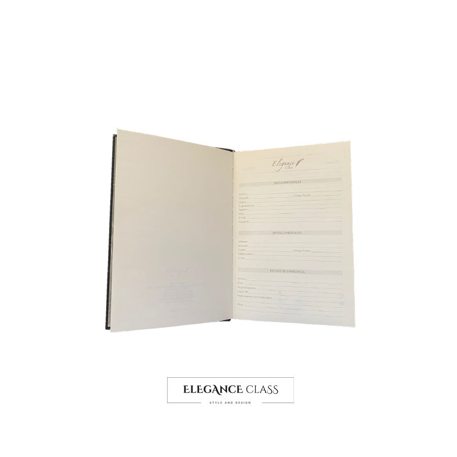 Set Agenda Eterna Punta Metálica + Bolígrafo Modelo Retro Steel + Grabado Personalizado