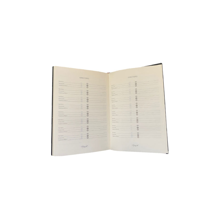 Agenda Eco Cuero Alcolchado + Impresion UV