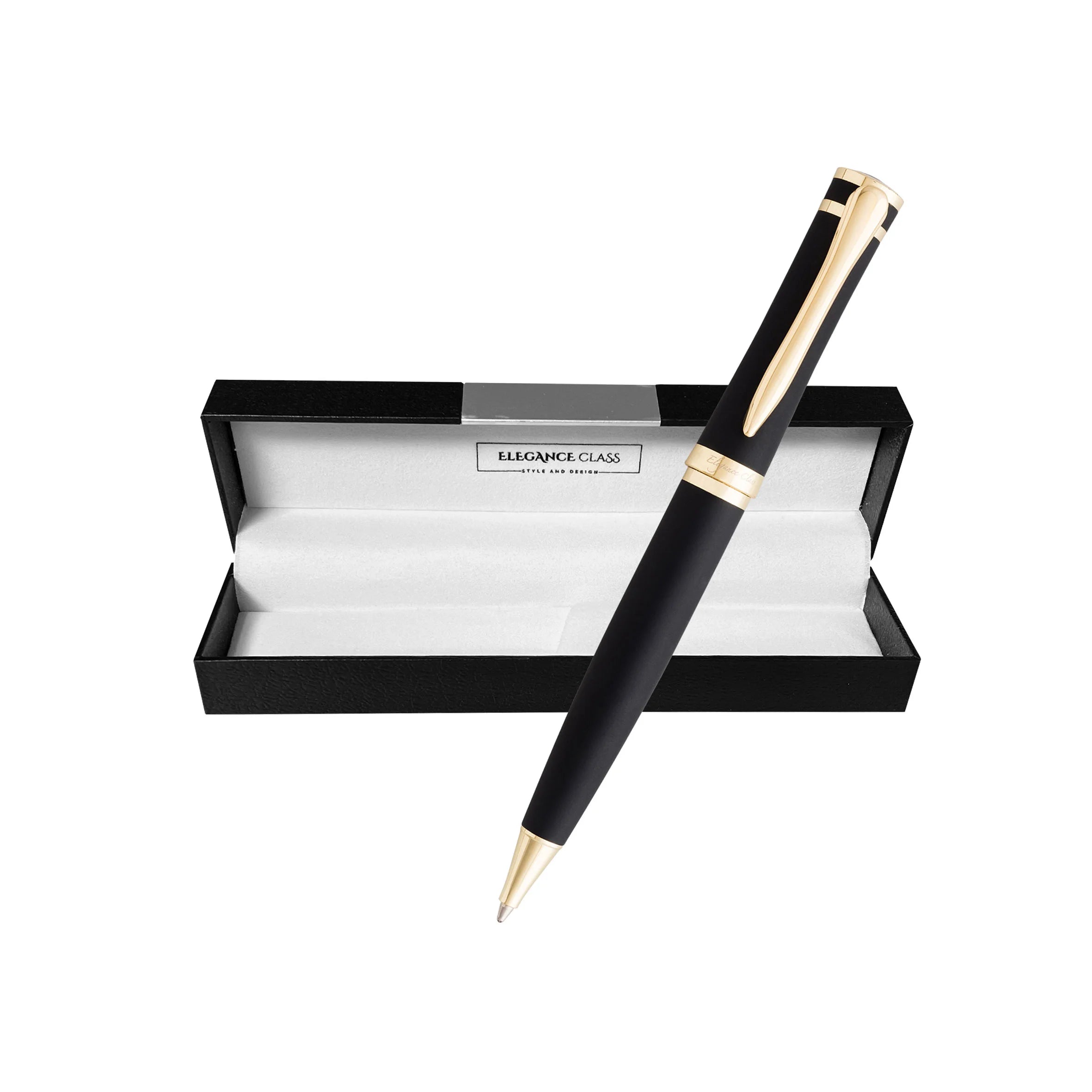 Bolígrafo Modelo Prelude Black Gold + Grabado Personalizado