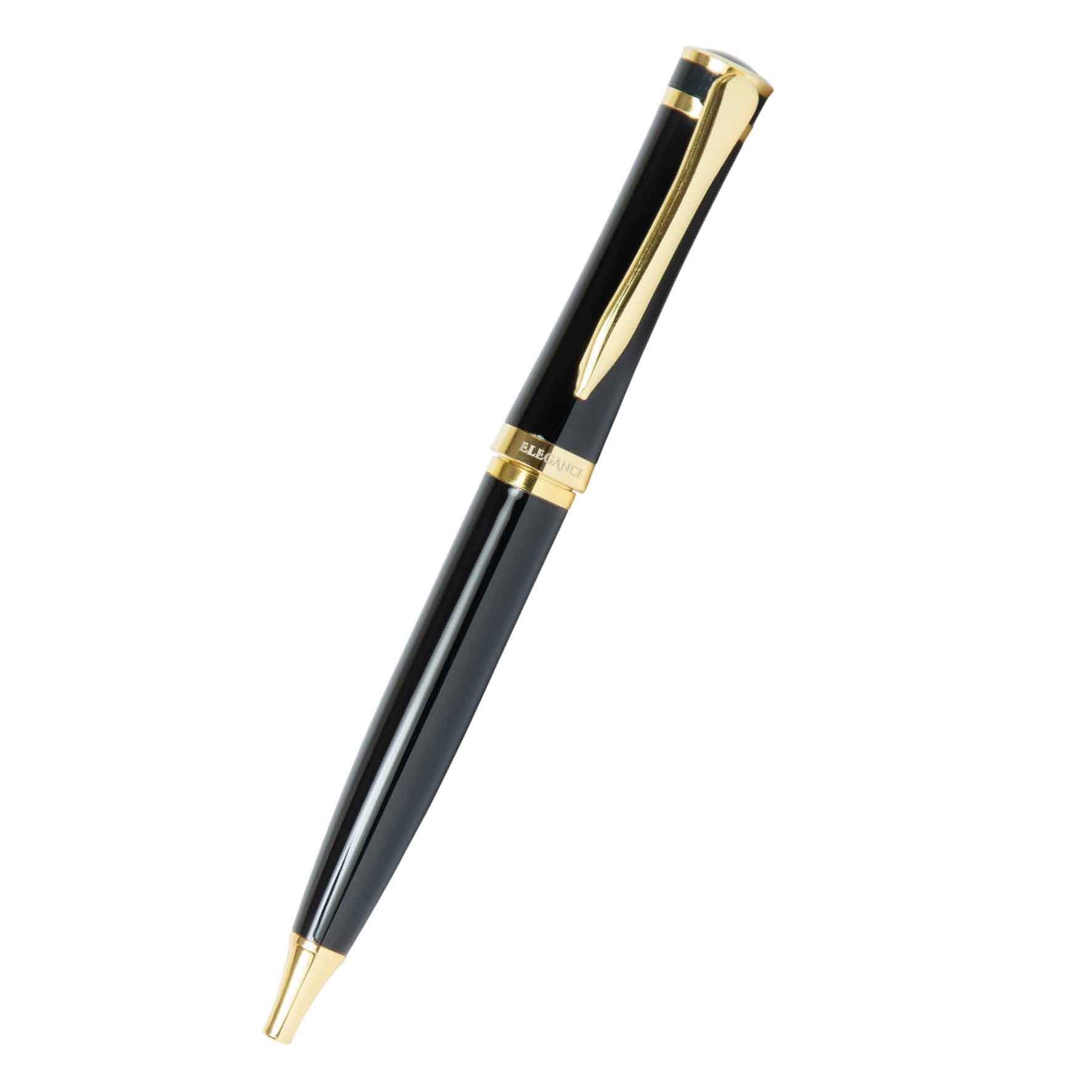 Bolígrafo Modelo Prelude Black Gold + Grabado Personalizado
