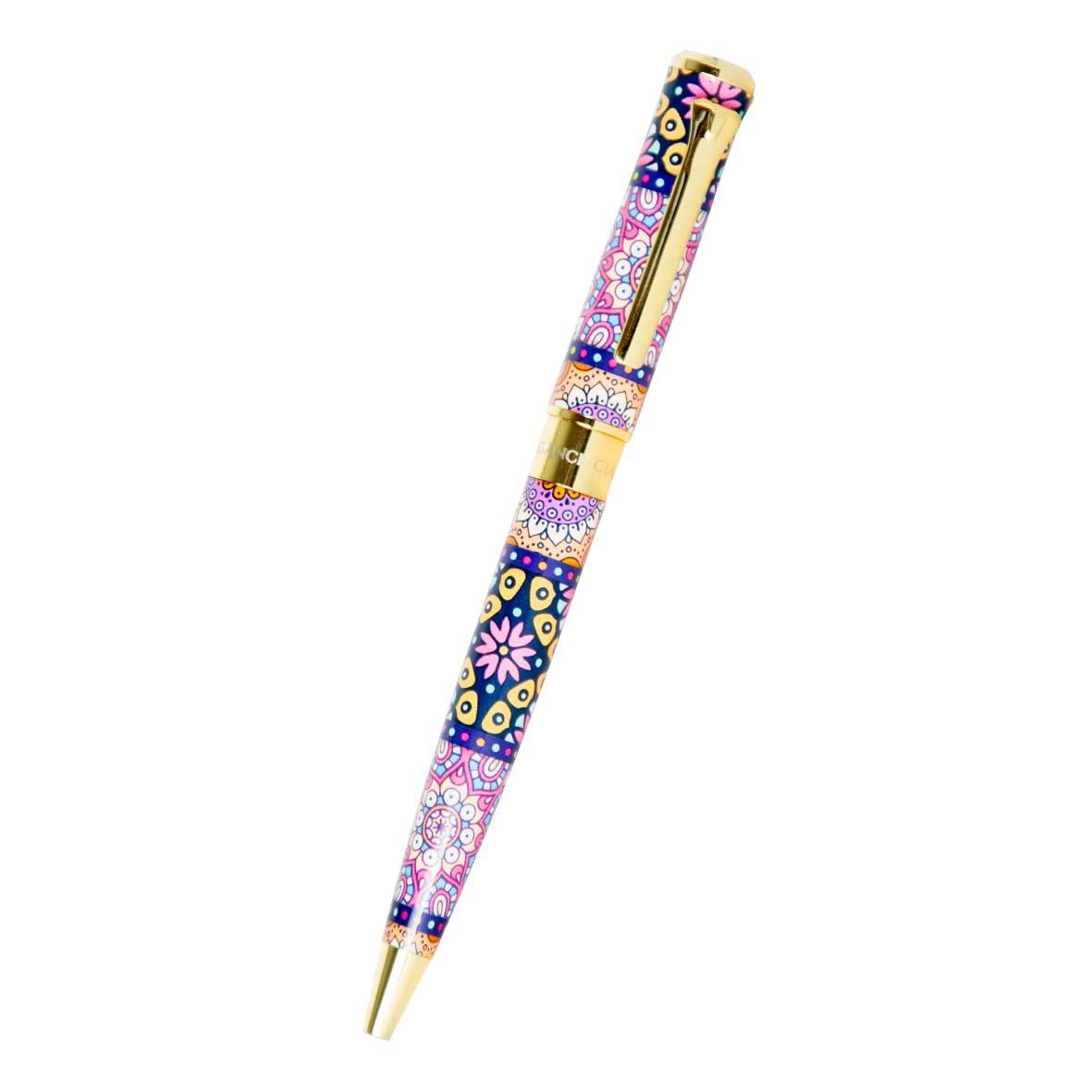 Boligrafo Modelo Mandala + Funda EcoCuero Grabado