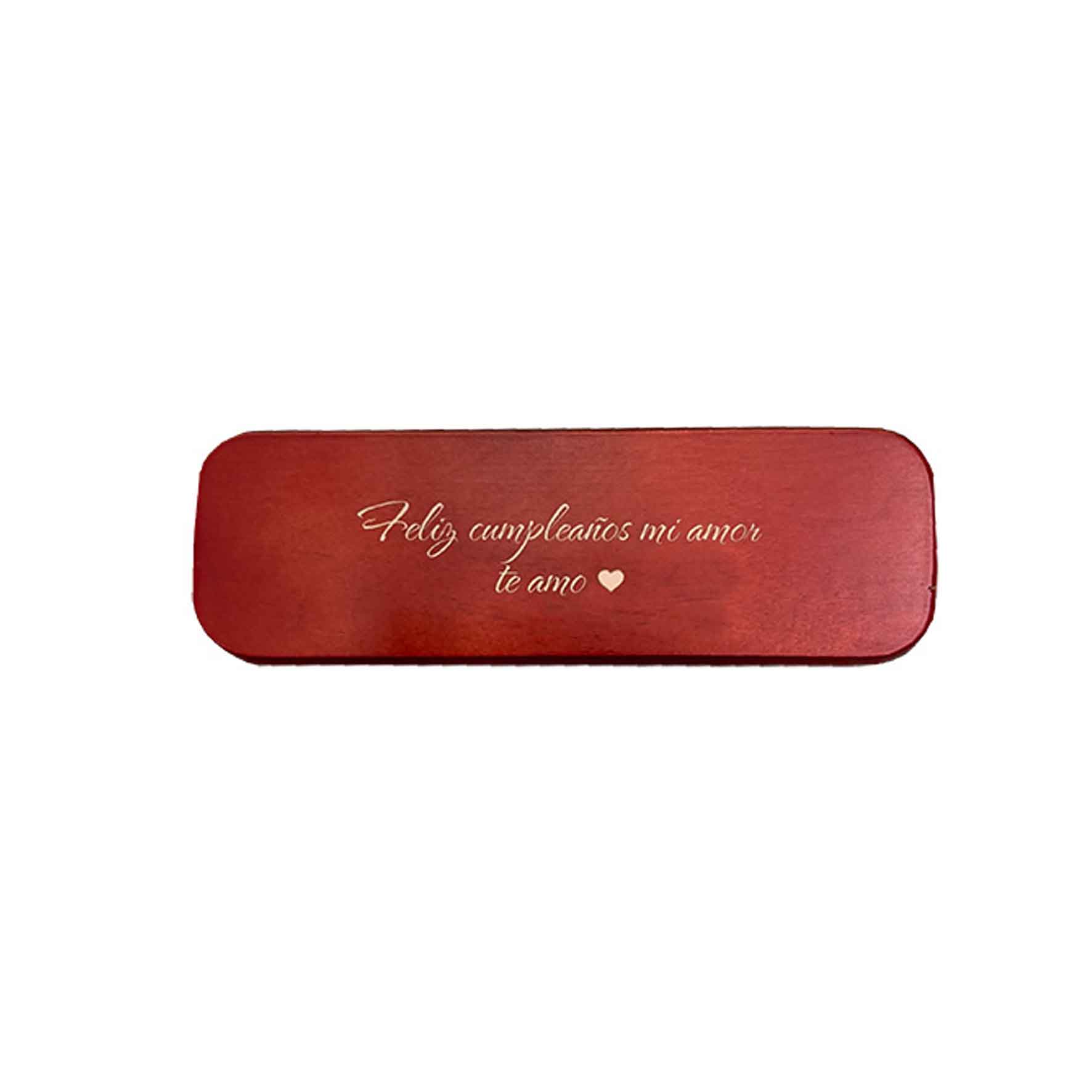 Pluma Estilografica Altima GT + Caja Madera + Grabado Personalizado