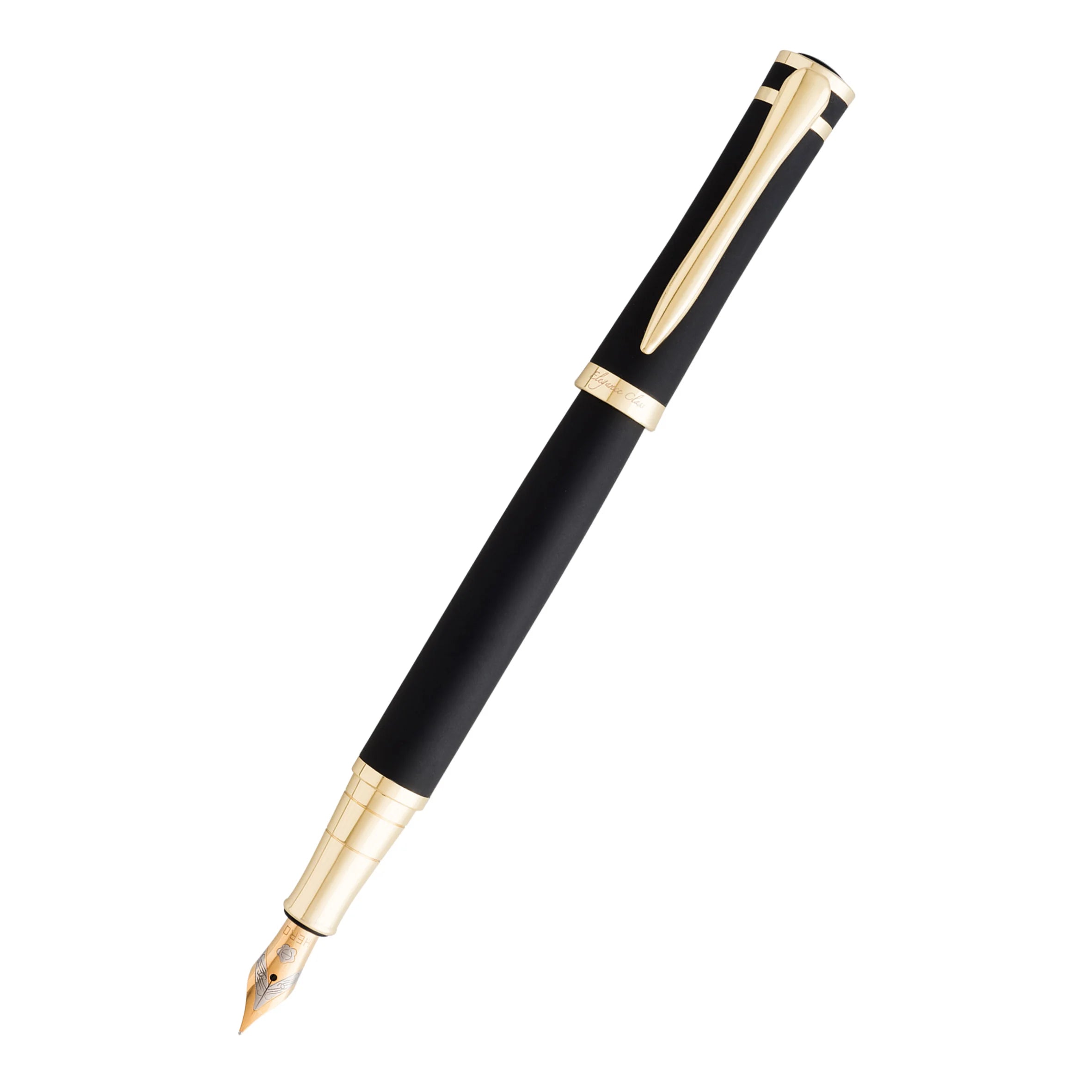Pluma Estilográfica Modelo Prelude Black Gold + Grabado Personalizado