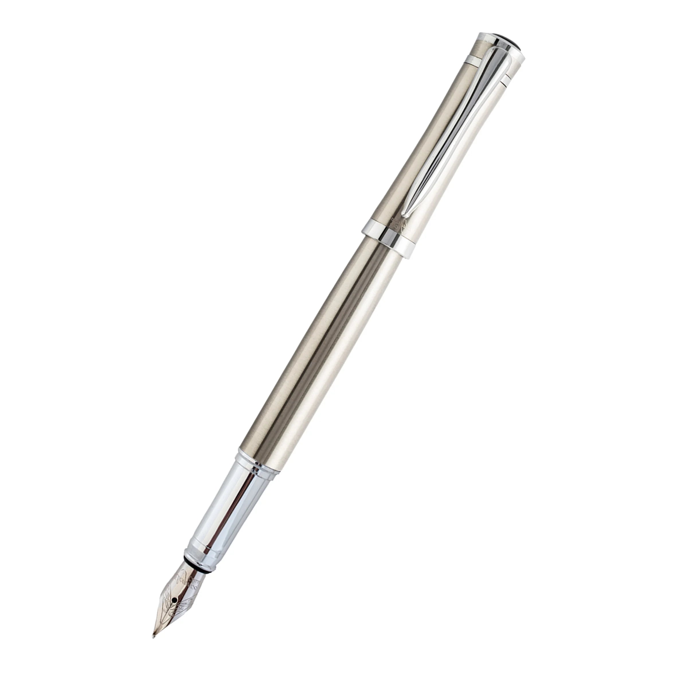 Pluma Estilográfica Modelo Prelude Steel + Grabado Personalizado