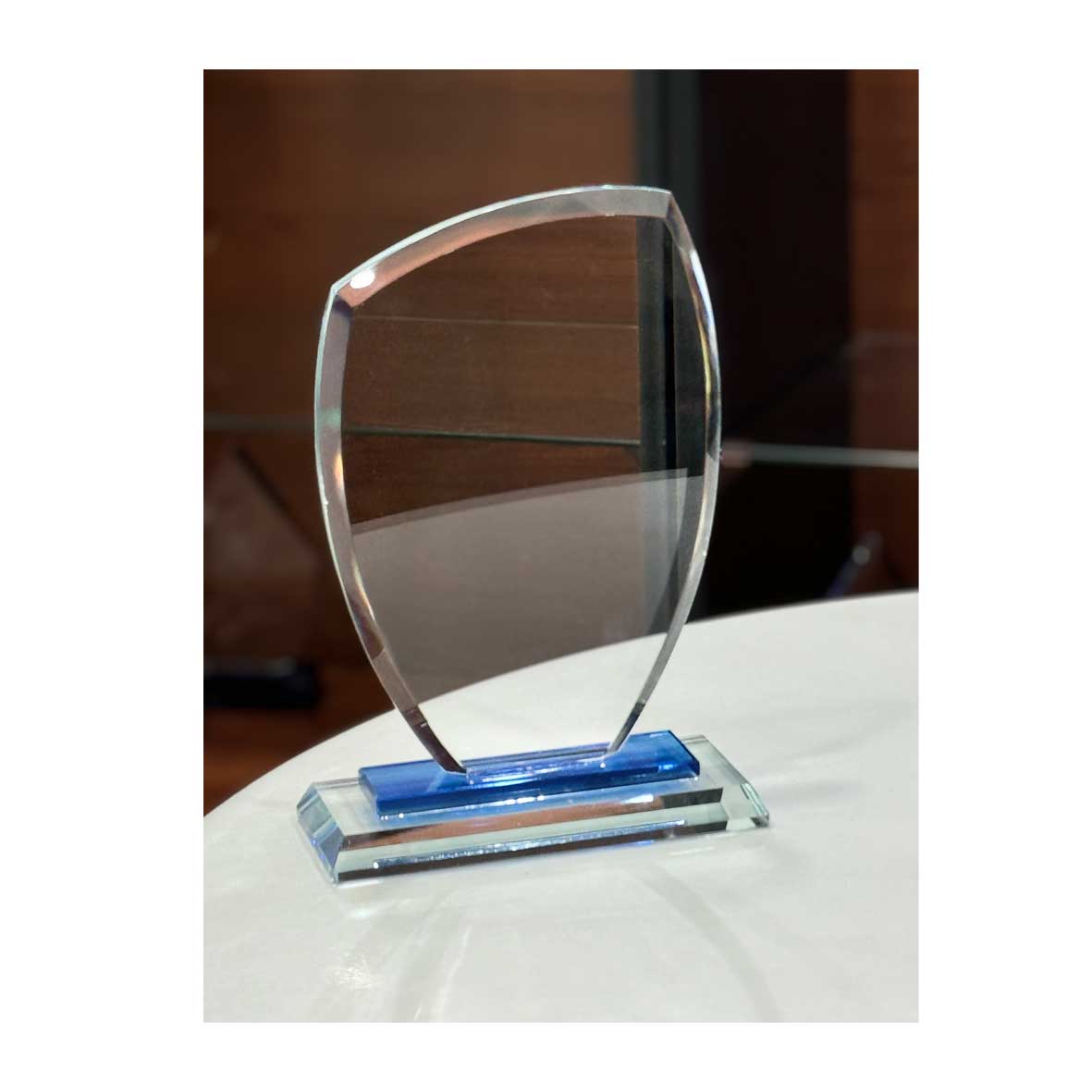 Galvano de Cristal Modelo Flame + Grabado Personalizado