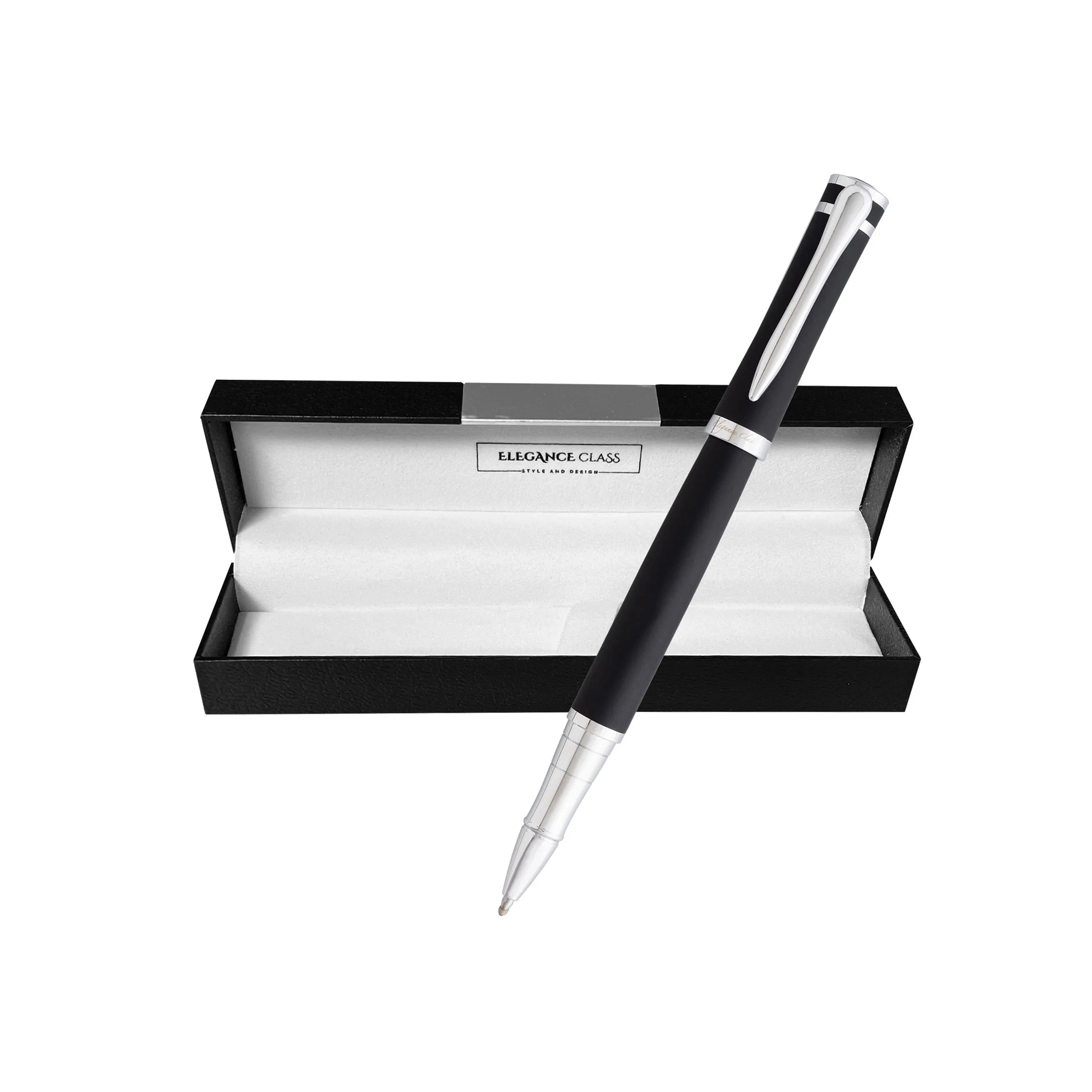 Lapiz Roller Tinta Modelo Prelude Black + Grabado Personalizado