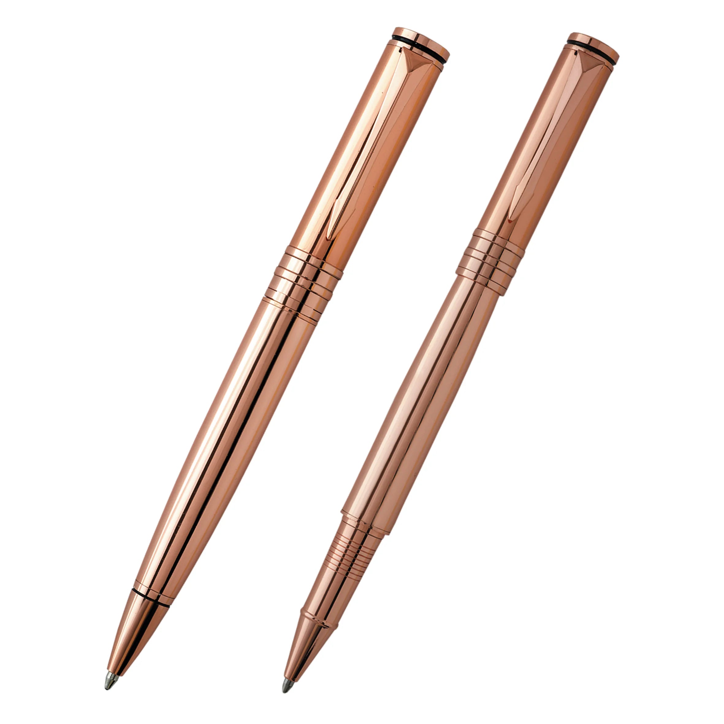 Set Boligrafo + Roller Modelo New Prime Cobre + Grabado Personalizado
