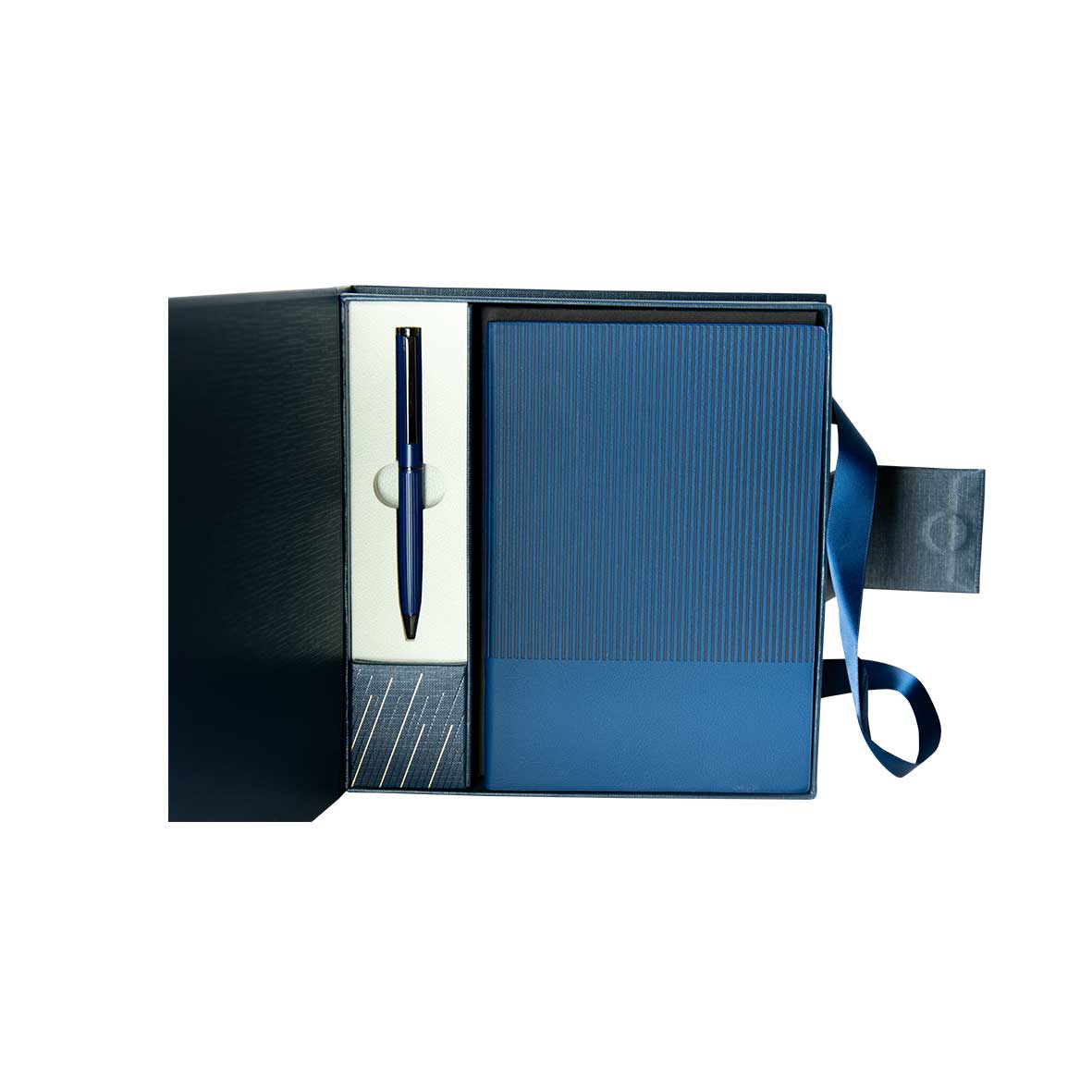 Set de Regalo Agenda + Boligrafo Blue Edition + Grabado Personalizado | CYBER DAY