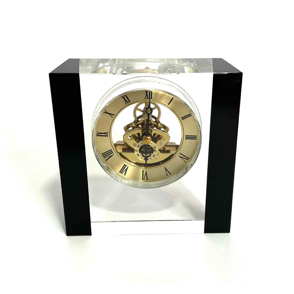 Reloj Cristal Análogo + Grabado Personalizado