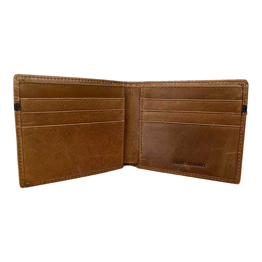 Billetera Cuero Modelo Alicante + Grabado Personalizado