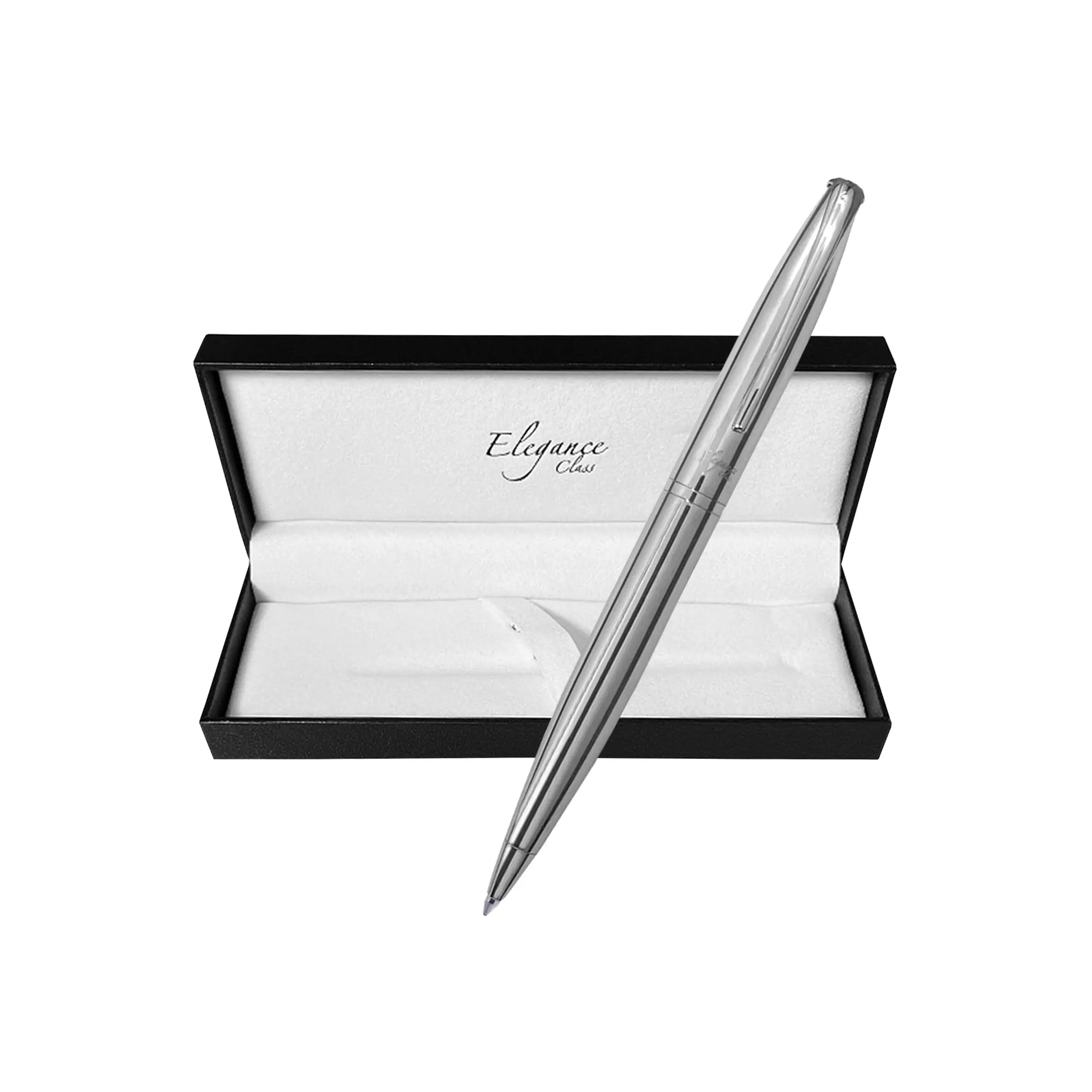 Boligrafo Modelo Altima Cromado + Grabado Personalizado