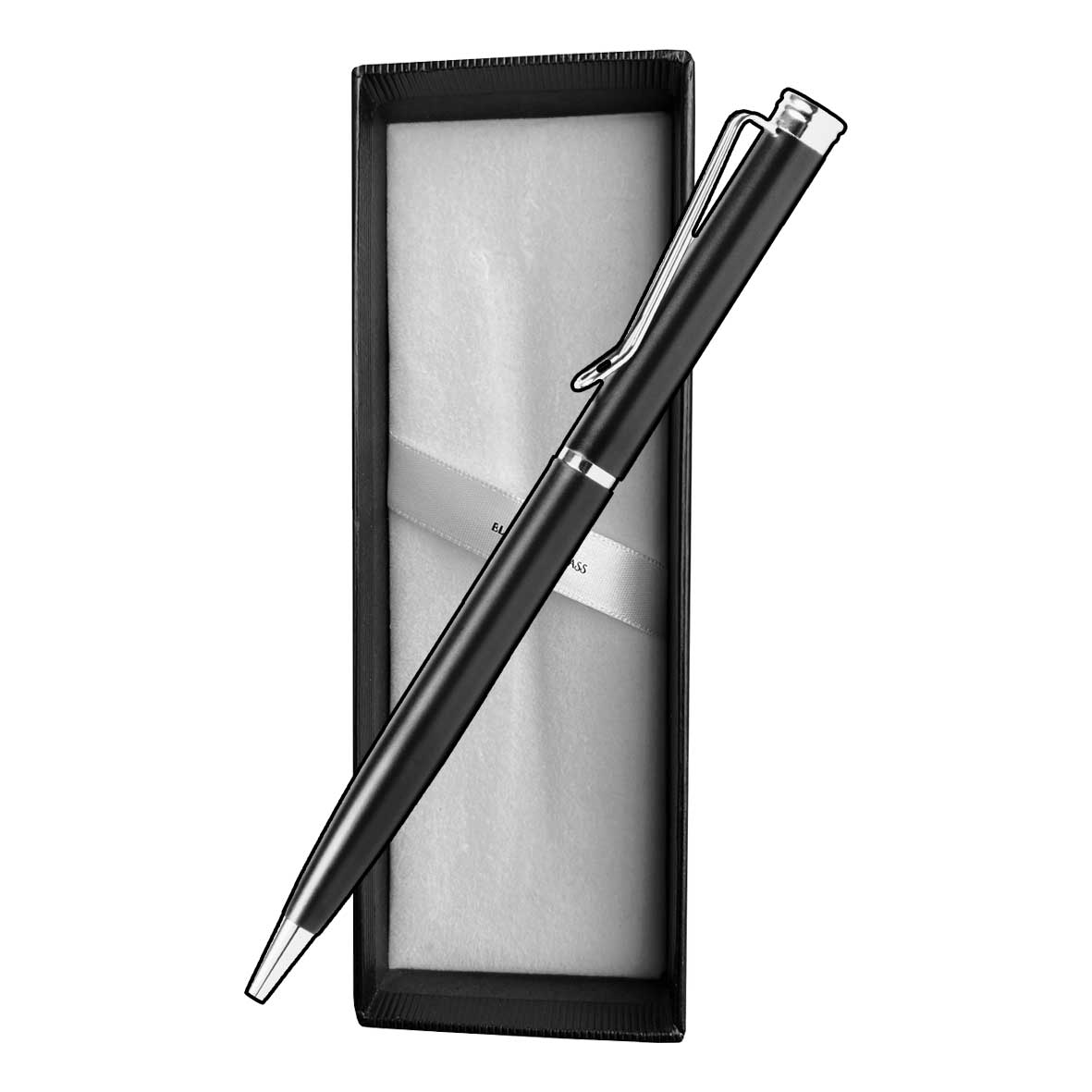 Boligrafo Modelo Madrid Black + Grabado Personalizado