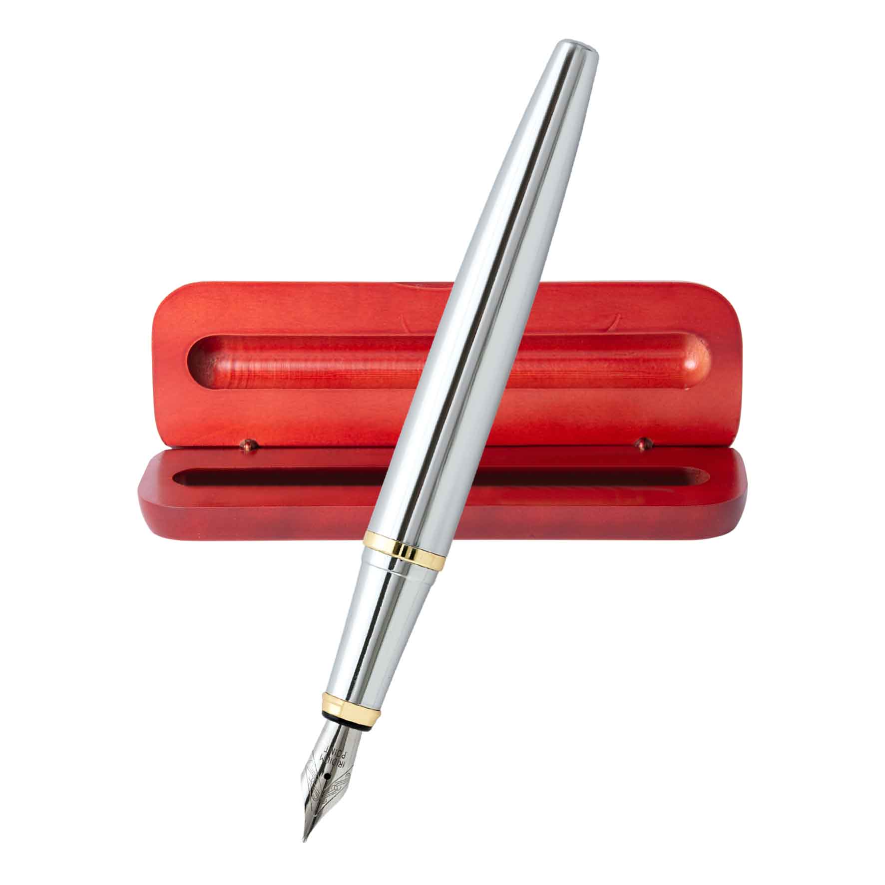 Pluma Estilografica Altima GT + Caja Madera + Grabado Personalizado