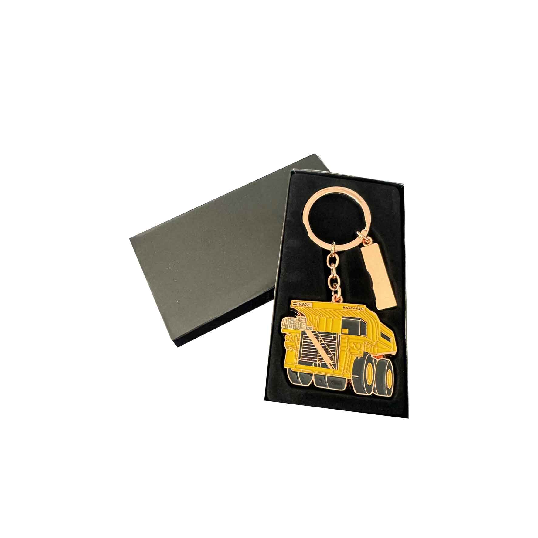 Llavero Modelo Komatsu Minero + Grabado Personalizado