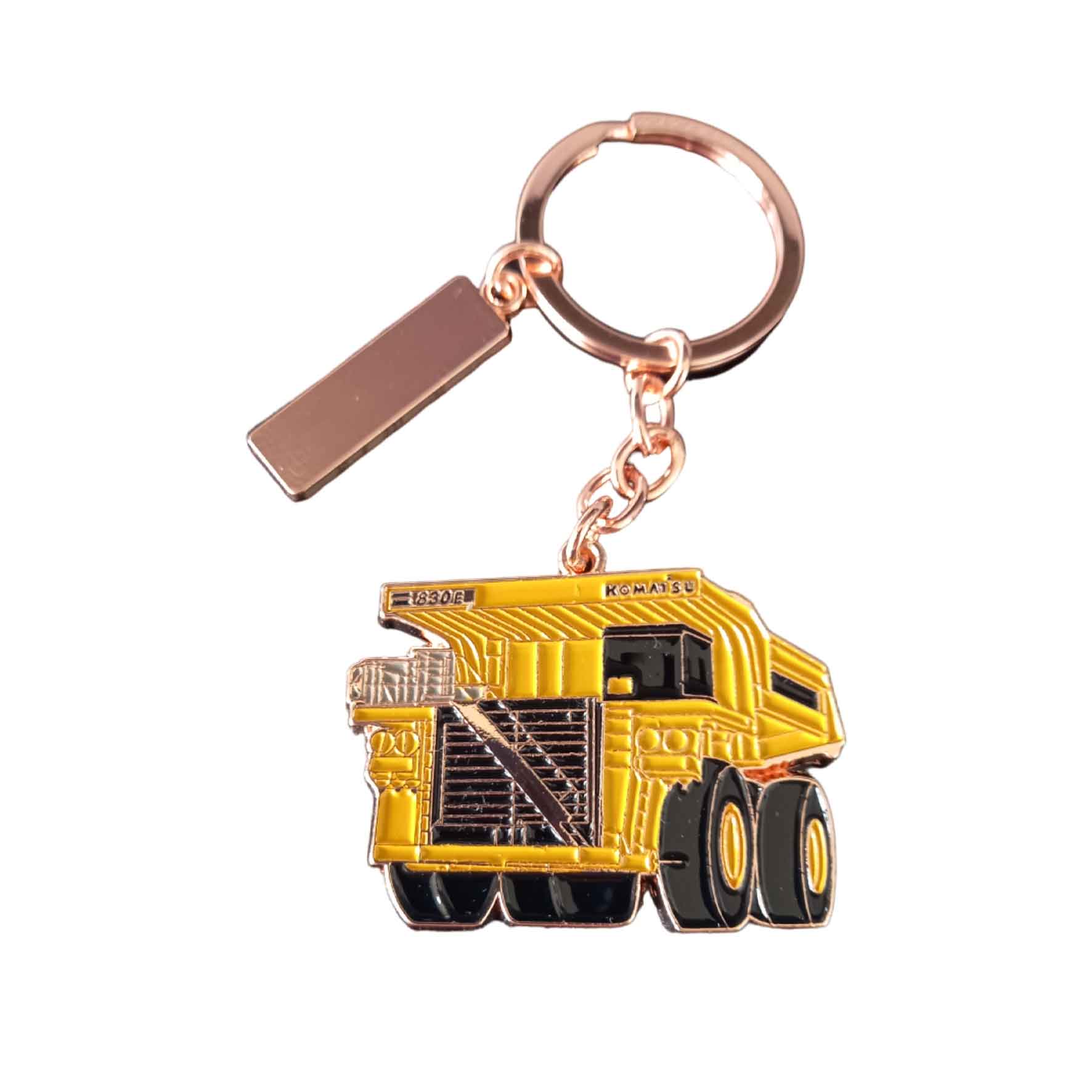 Llavero Modelo Komatsu Minero + Grabado Personalizado