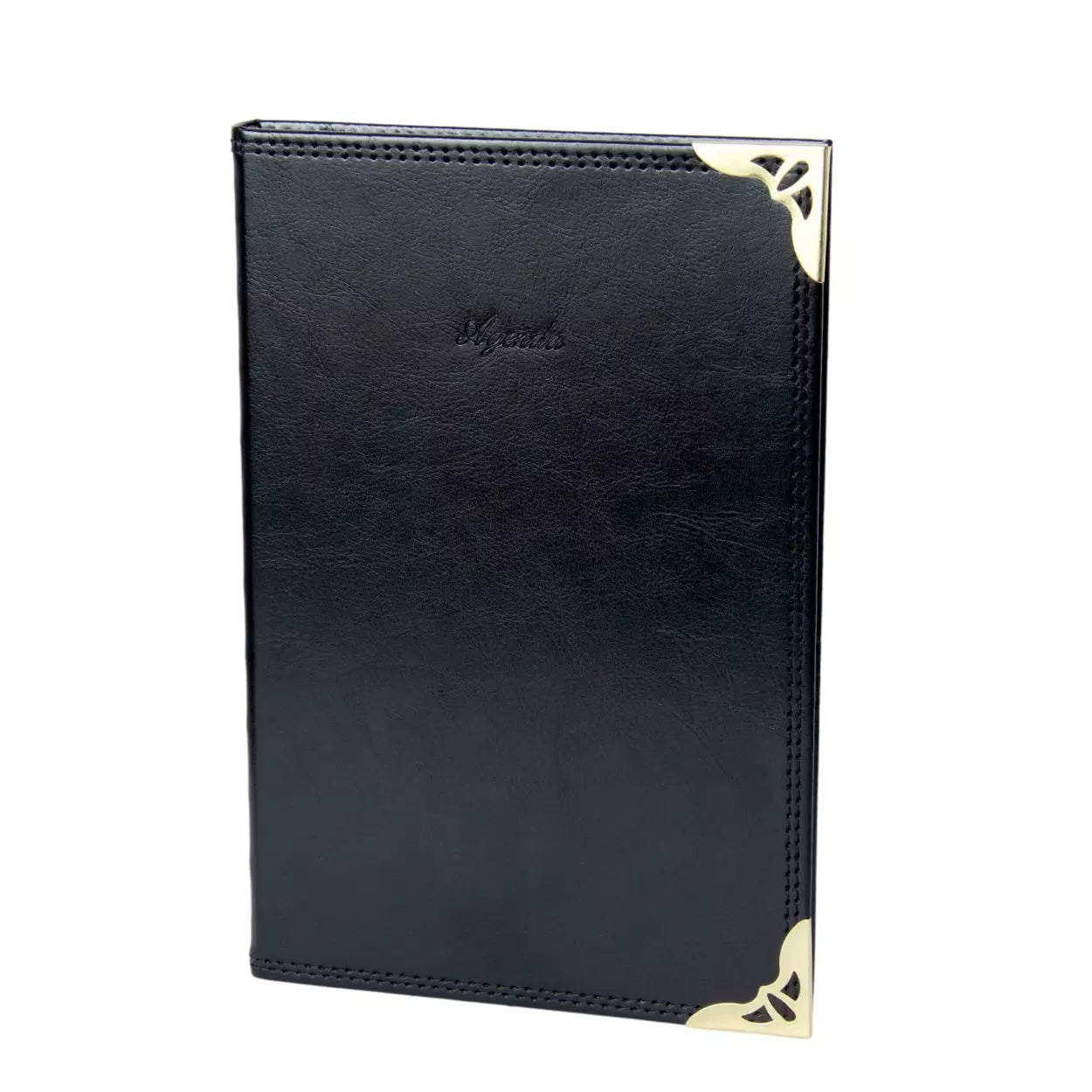 Agenda Eco Cuero Puntas Metalicas + Impresion UV
