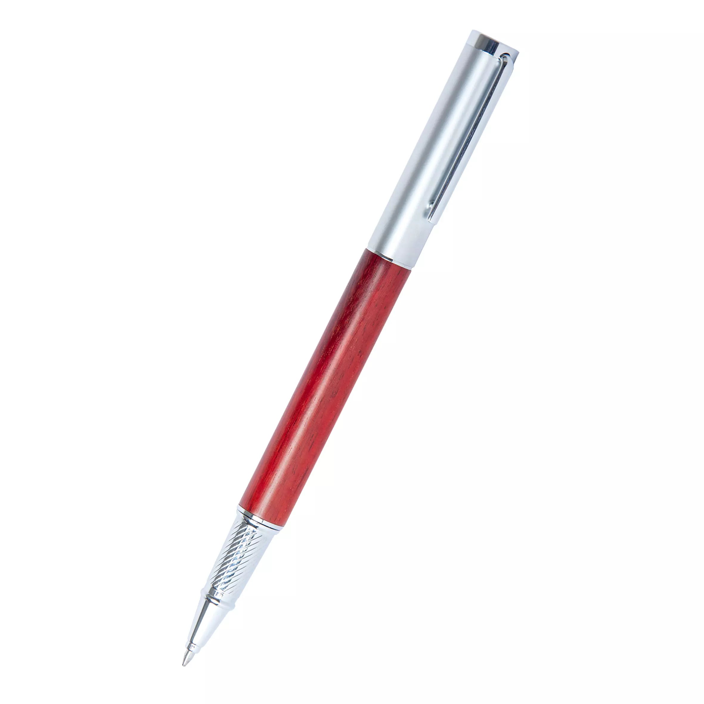 Lapiz Roller Modelo Towers Red Wood + Grabado Personalizado