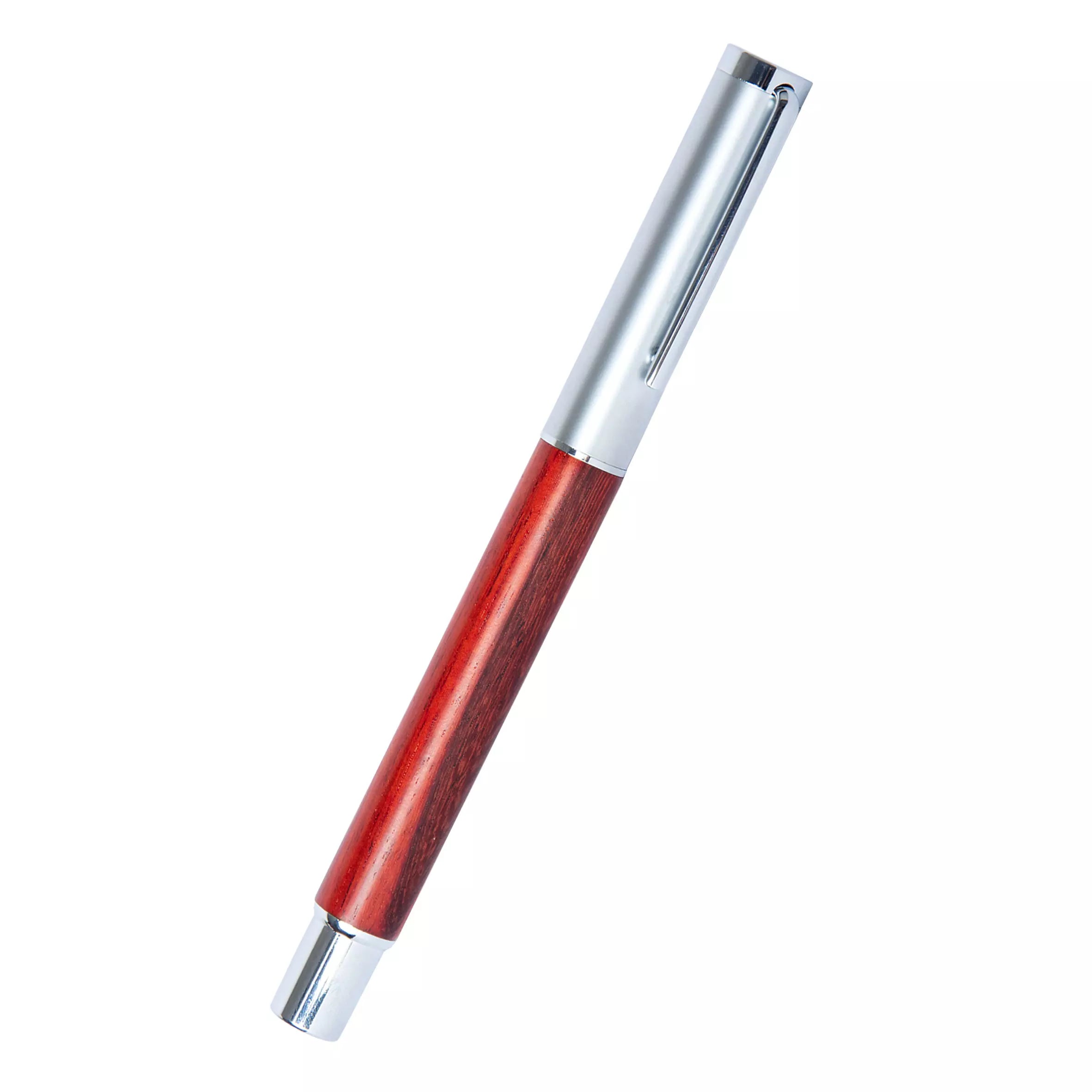 Lapiz Roller Modelo Towers Red Wood + Grabado Personalizado