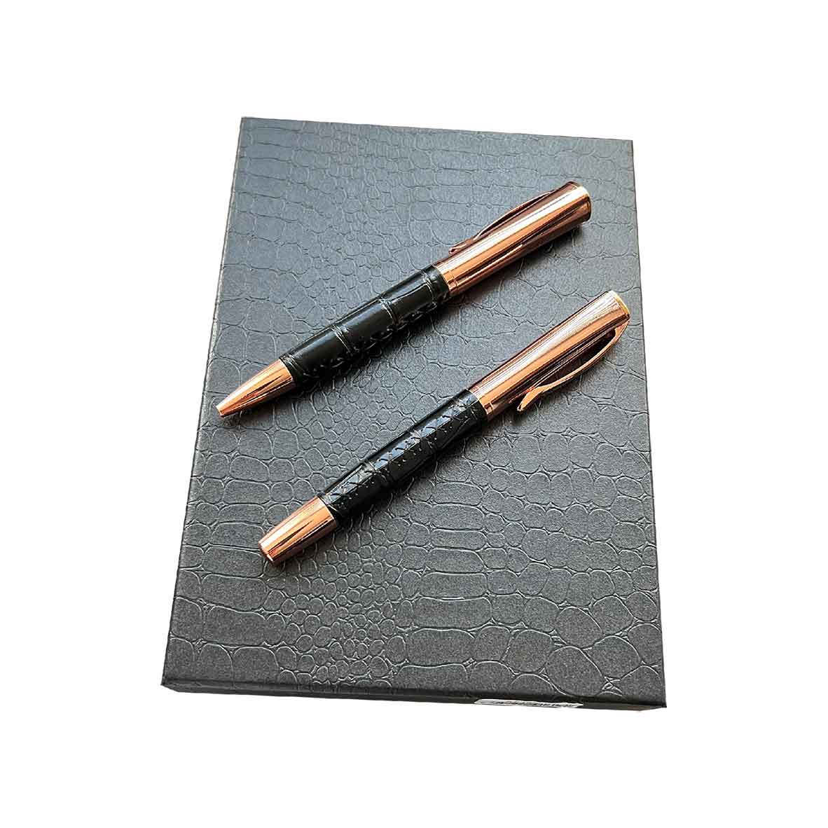 Set Modelo Texas Boligrafo + Roller + Grabado Personalizado