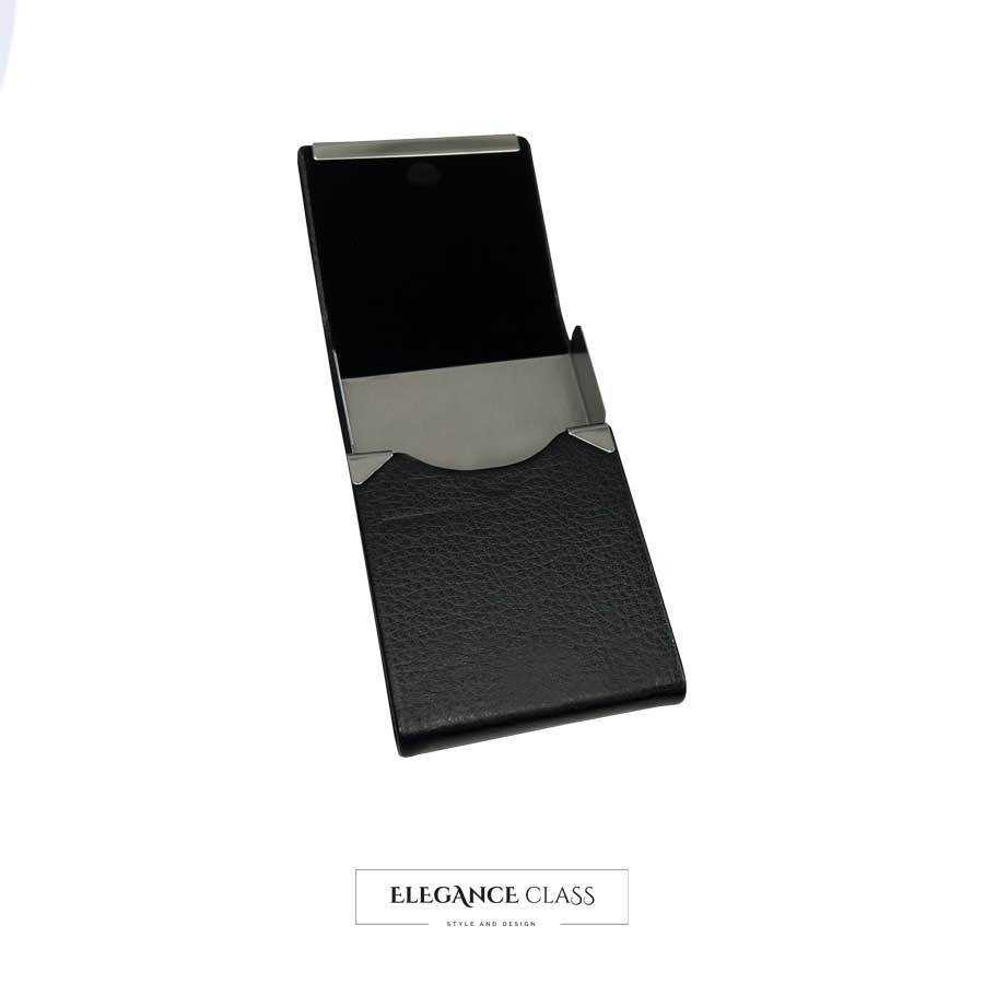 Cigarrera Eco Cuero Black + Grabado Personalizado