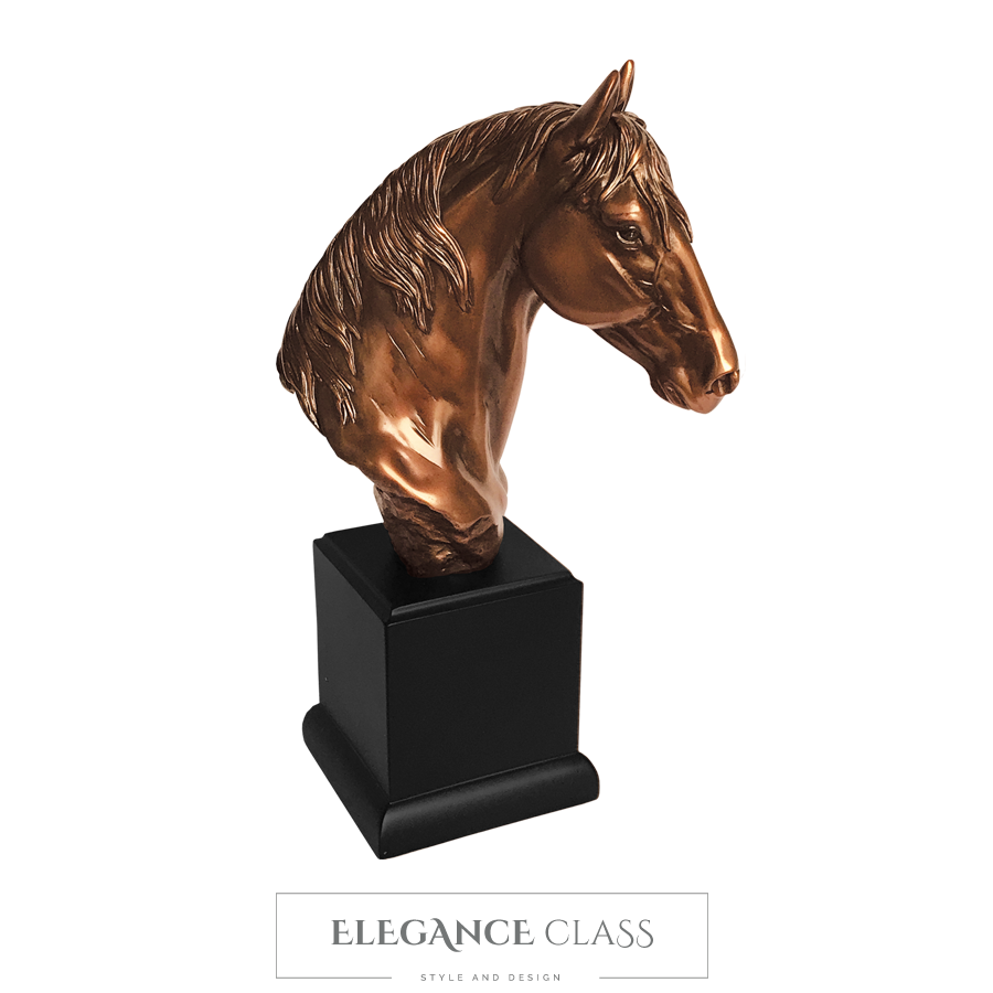 Figura Decorativa Caballo Poliresina