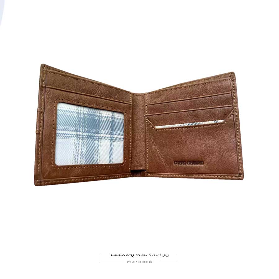 Billetera Modelo Zaragoza 100% Cuero + Grabado Personalizado