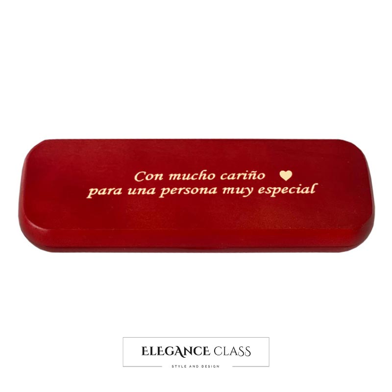 Pluma Estilográfica Modelo Luxor + Caja Madera + Grabado Personalizable