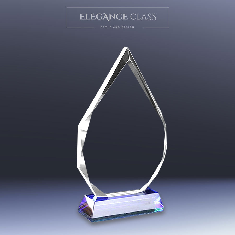 Galvano de Cristal Modelo Diamond + Grabado Personalizado