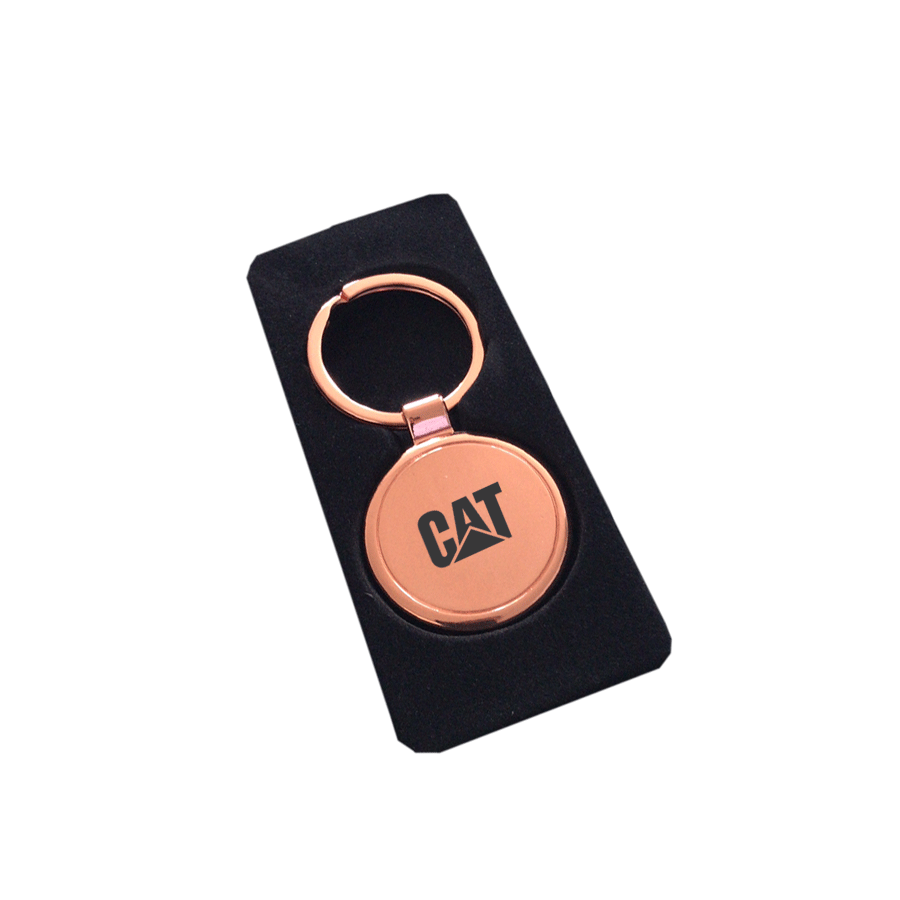 LLavero Metálico Cobre + Grabado Personalizado