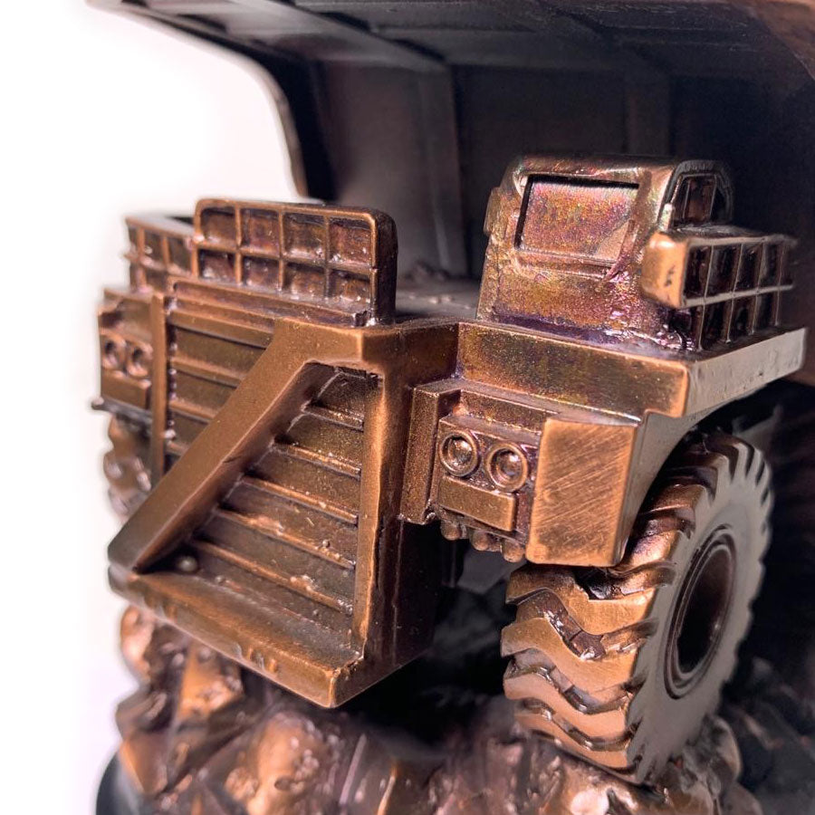 Figura Camión Minero Caterpillar + Grabado Personalizado