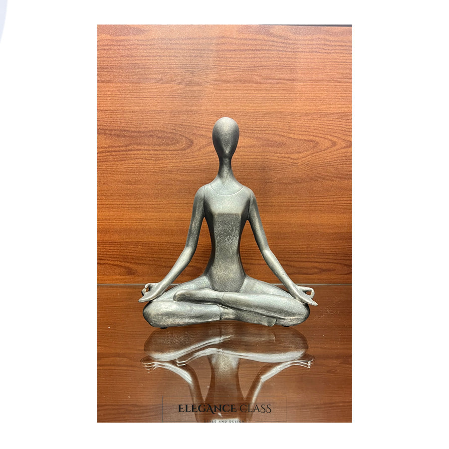 Figura Decorativa Mujer Yoga