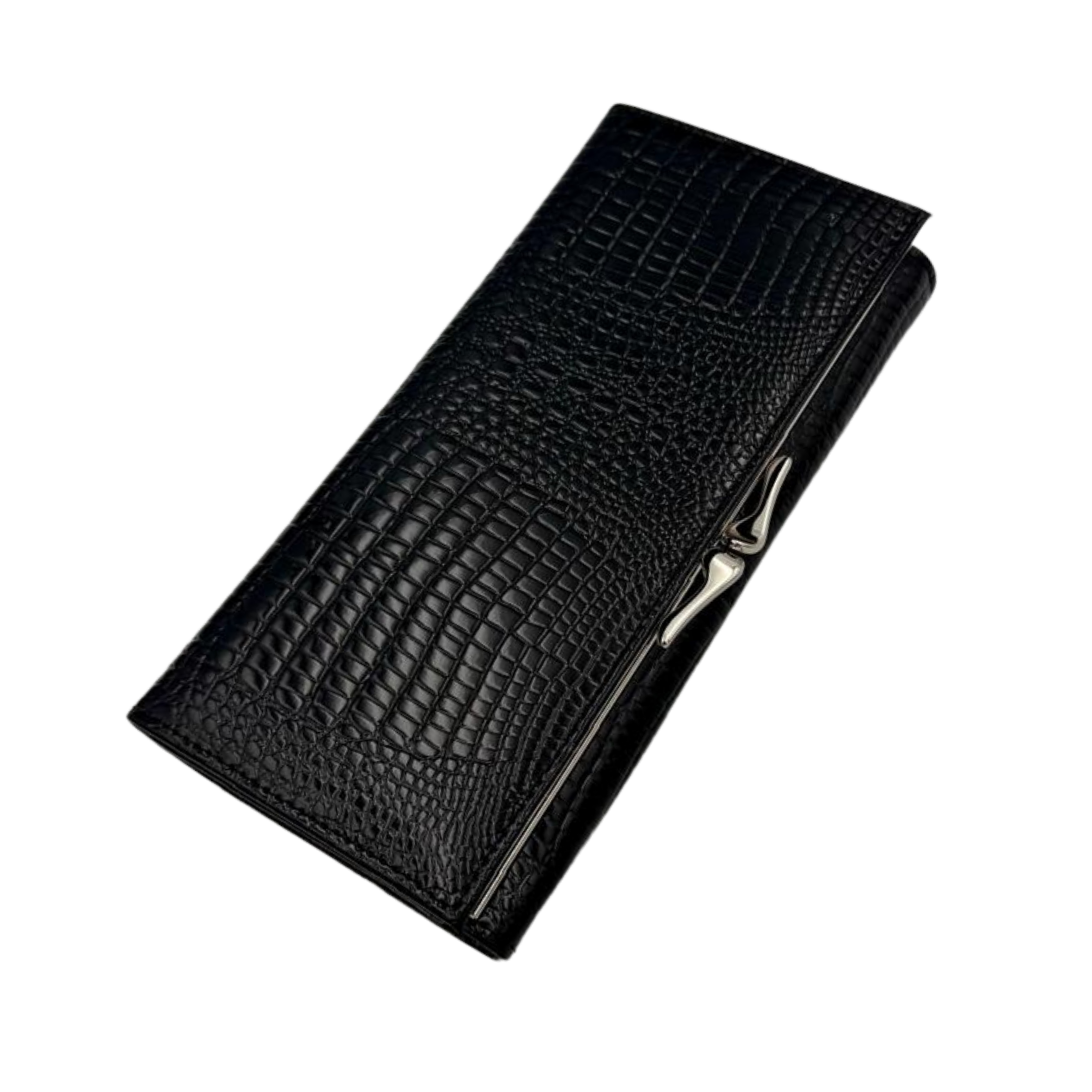 Billetera Mujer 100% Cuero Modelo Napoles Black