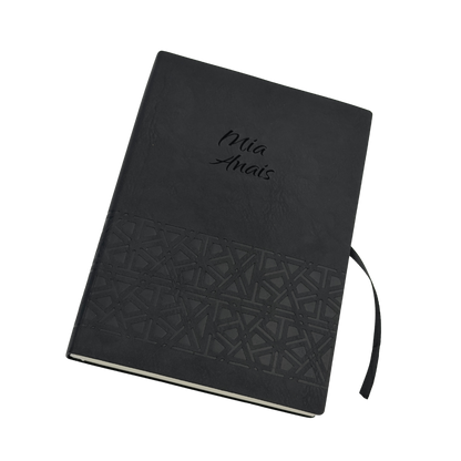 Set Caja Regalo Agenda + Boligrafo Personalizado + Porta Documentos Black Edition