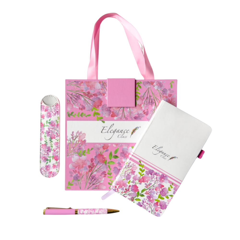 Set de Regalo Agenda + Boligrafo Flower Edition
