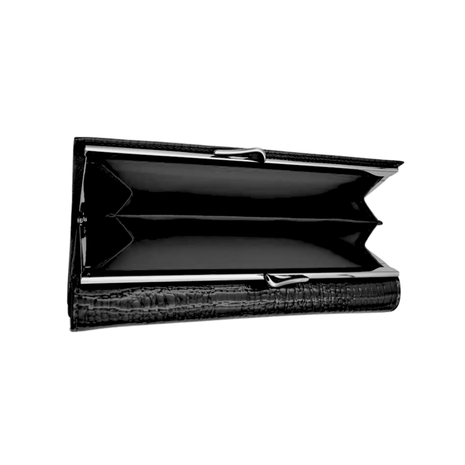 Billetera Mujer 100% Cuero Modelo Napoles Black