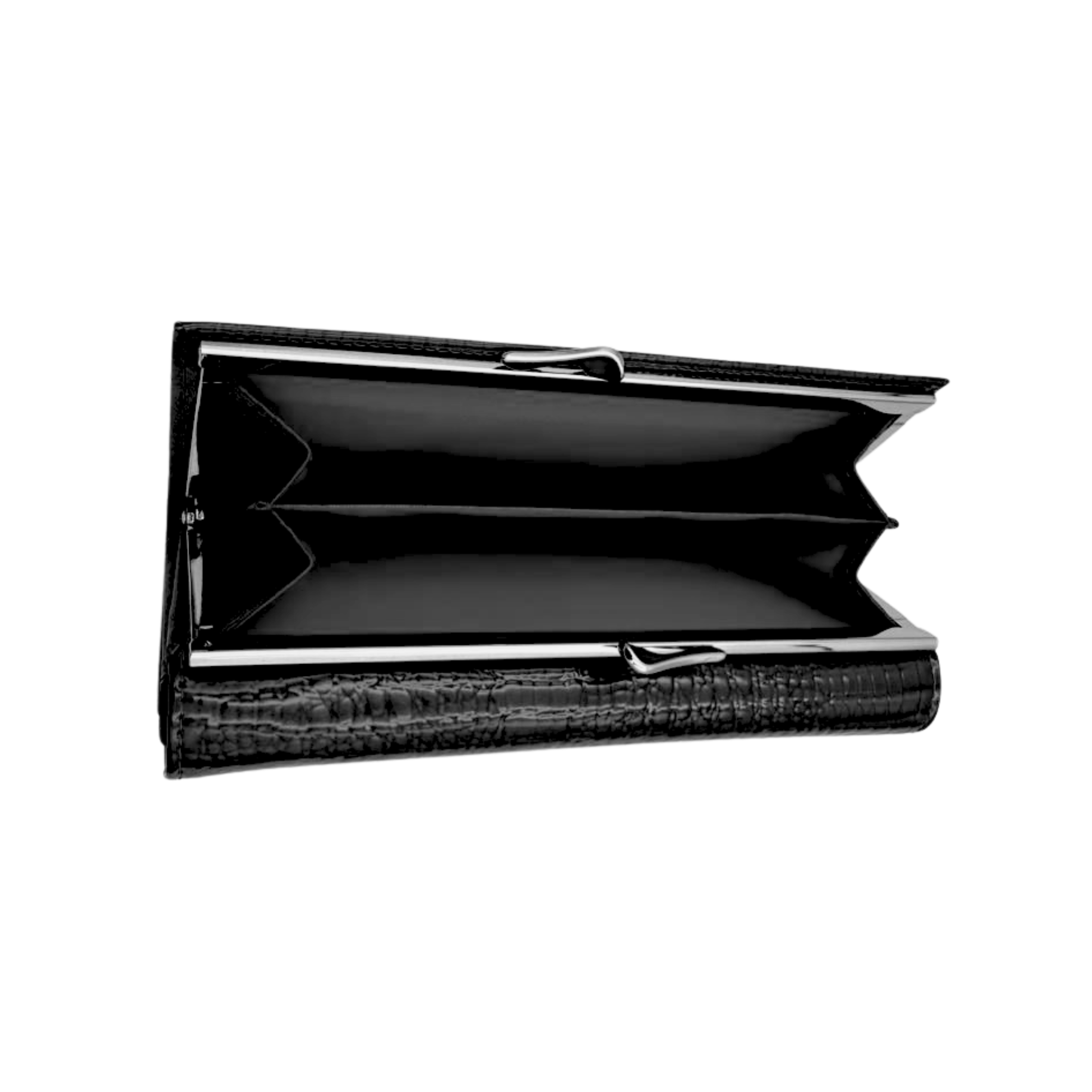 Billetera Mujer 100% Cuero Modelo Napoles Black
