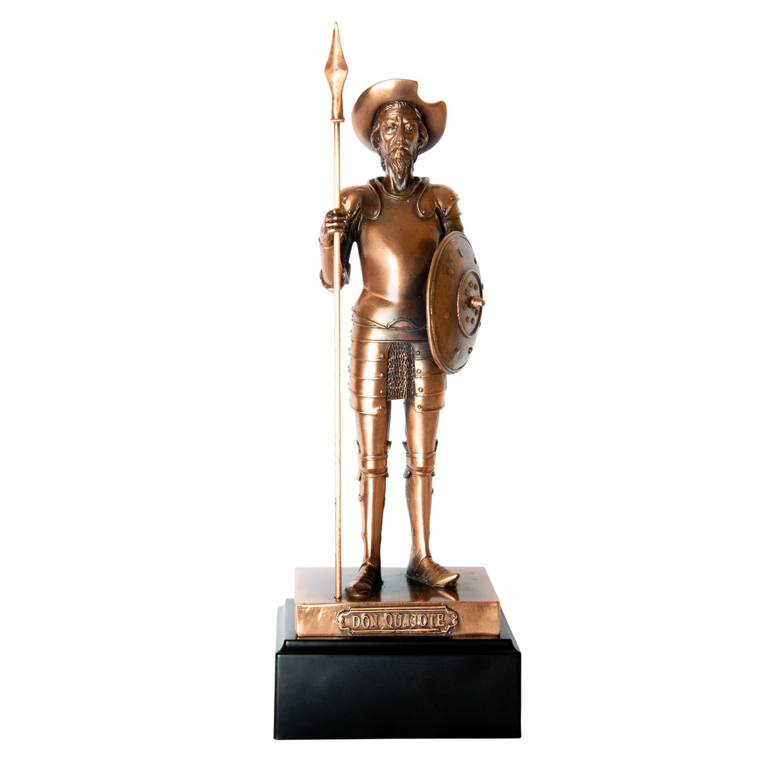 Figura Quijote de la Mancha + Grabado Personalizado