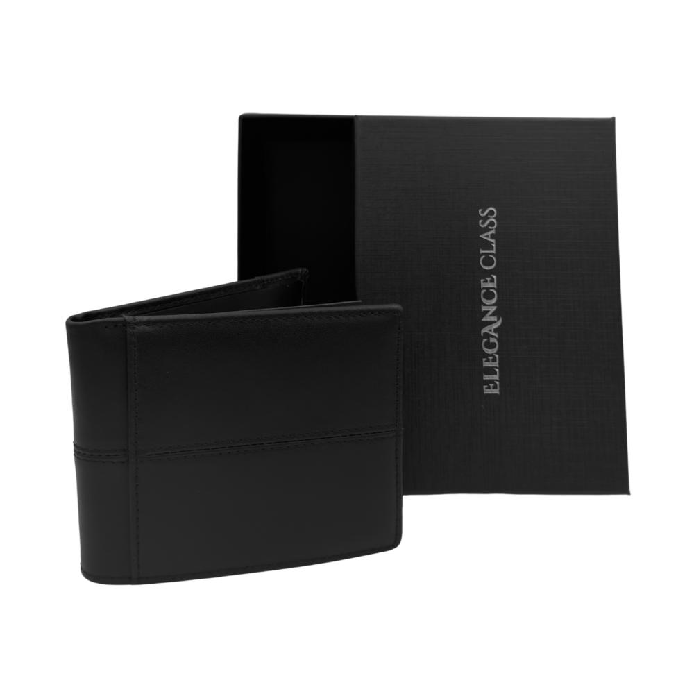 Billetera Modelo Murano Black | 100% Cuero
