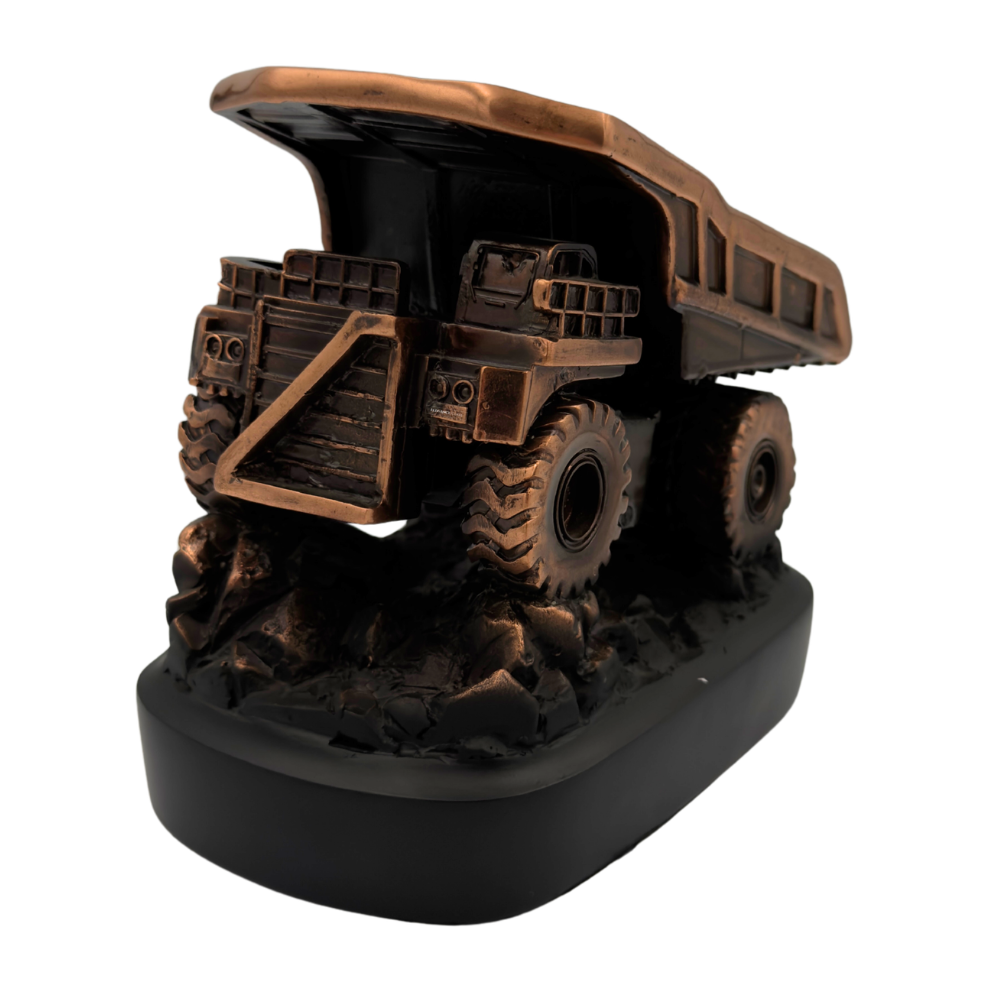 Figura Camión Minero Caterpillar + Grabado Personalizado