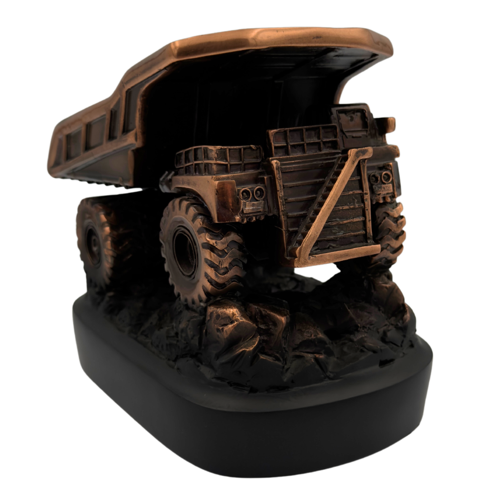 Figura Camión Minero Caterpillar + Grabado Personalizado