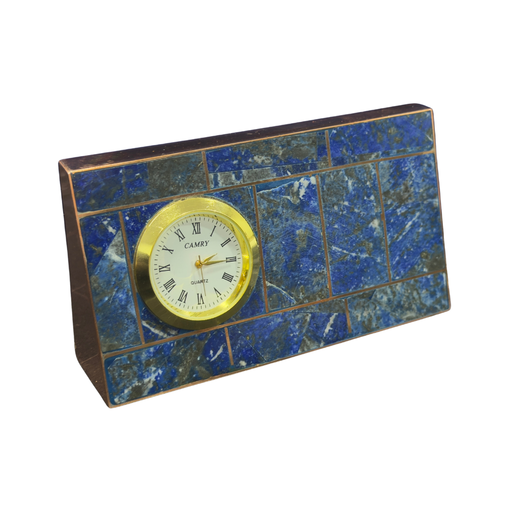 Reloj Cobre Lapislazuli + Grabado Personalizado