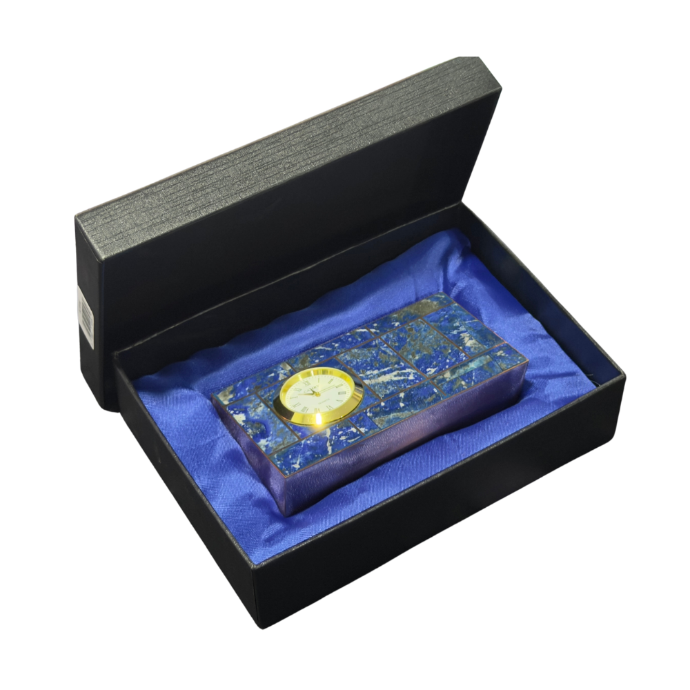 Reloj Cobre Lapislazuli + Grabado Personalizado