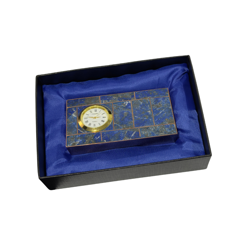 Reloj Cobre Lapislazuli + Grabado Personalizado