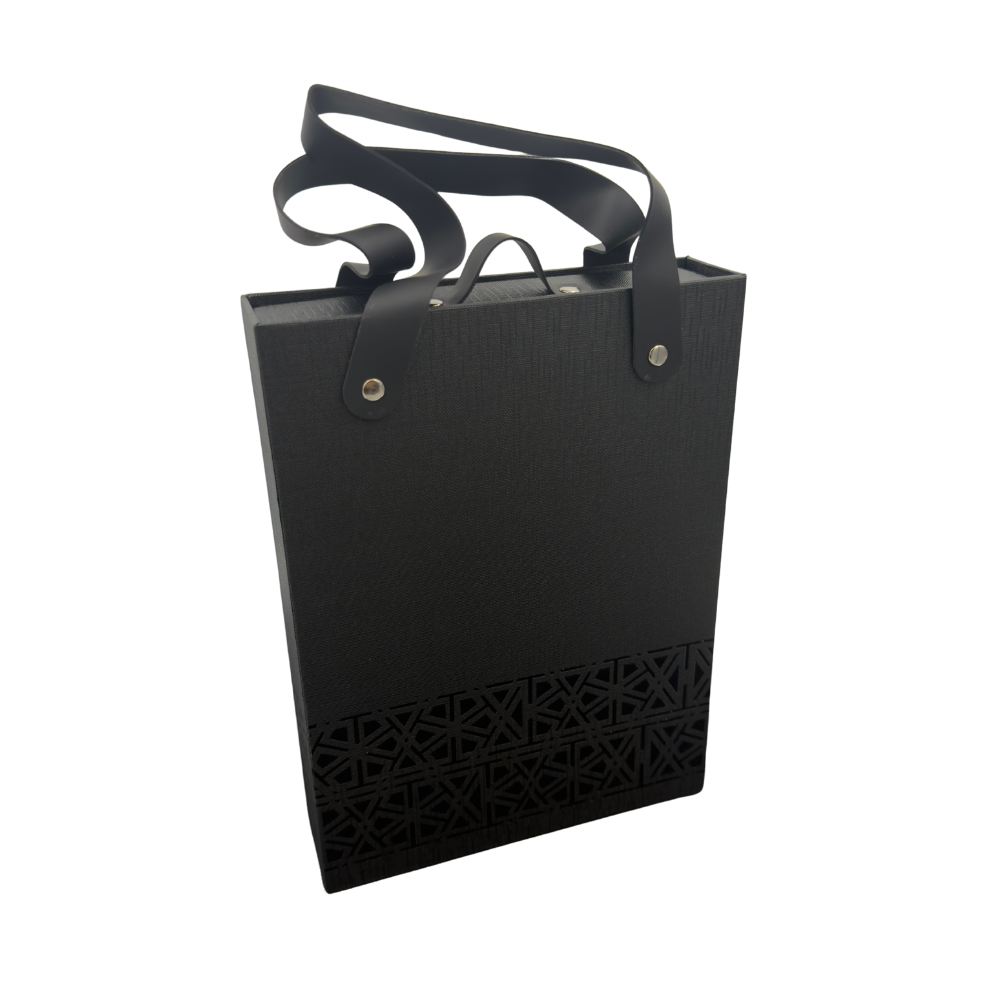 Set Caja Regalo Agenda + Boligrafo Personalizado + Porta Documentos Black Edition